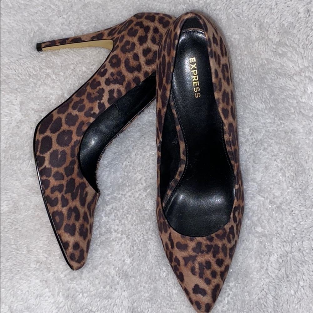 Express Cheetah Print Heels